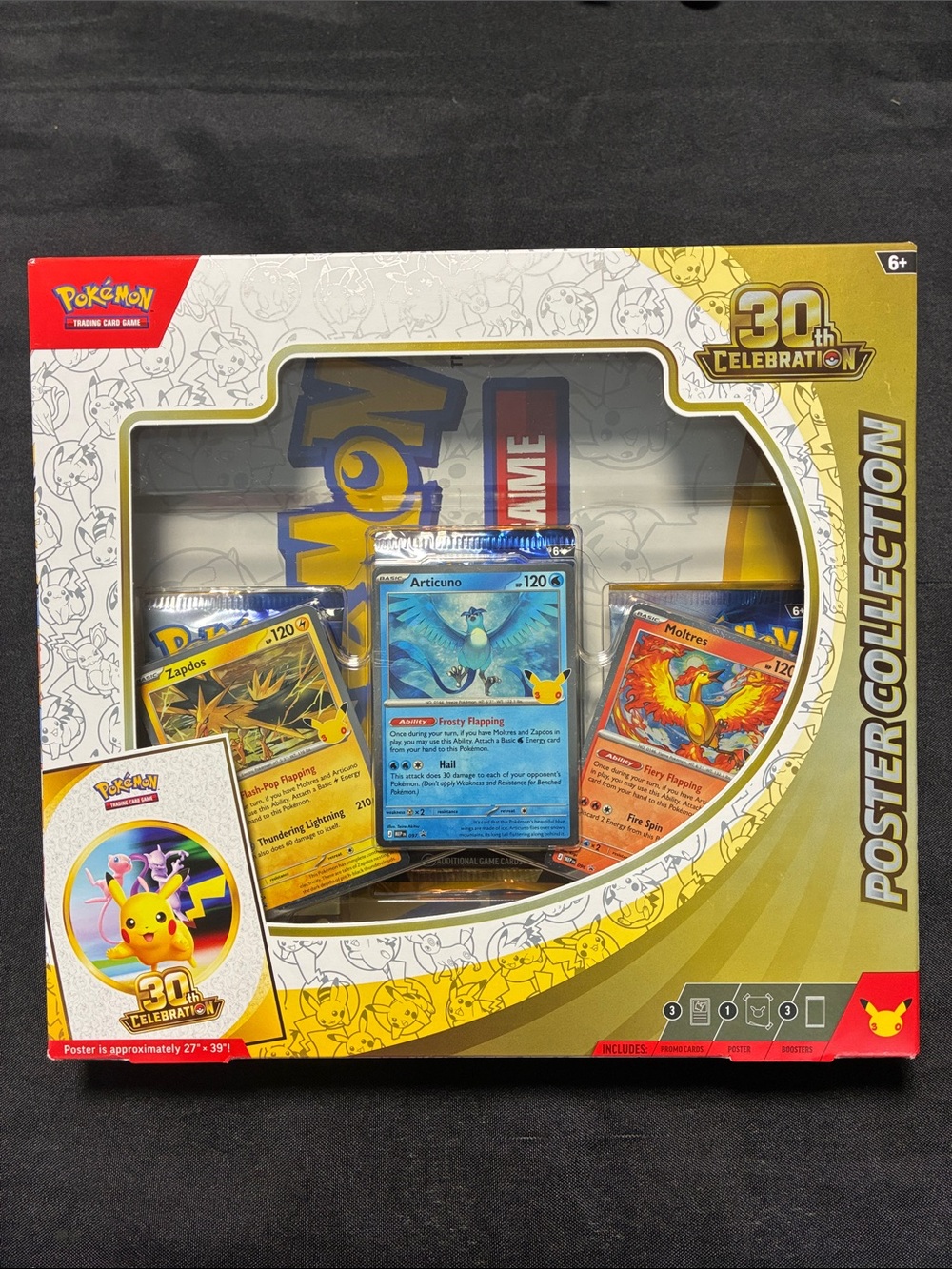 New! Authentic Official 30th Celebration Pokemon Poster collection